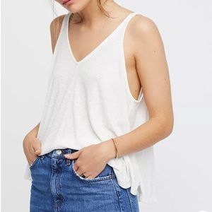 Free People White Tank
